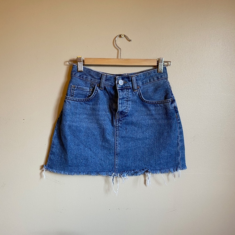 Asos jean skirt